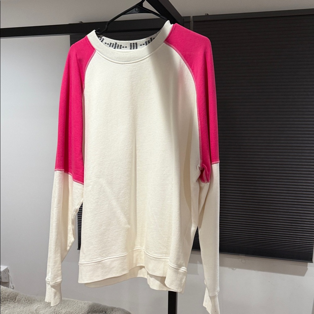 Levi's Pink and Cream Sweatshirt